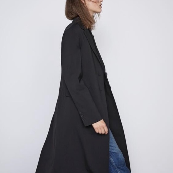 Zara Jackets & Blazers - Zara Limited Edition Extra Long Coat Black Medium. Women’s
